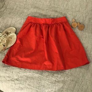 Banana Republic tomato colored skirt